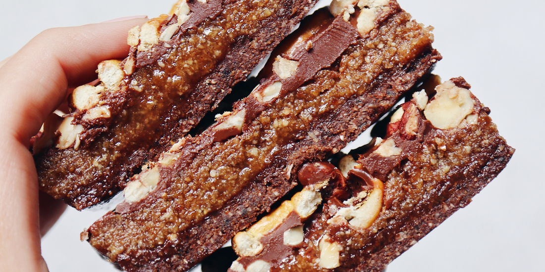 Chocolate Hazelnut & Pretzel Bars